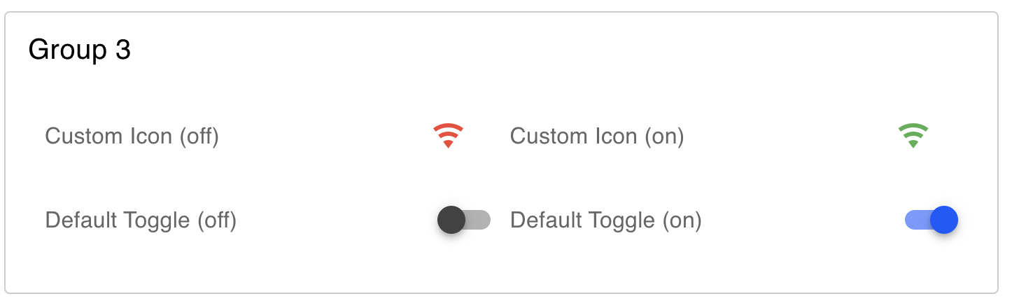 Example of a Toggle Switch